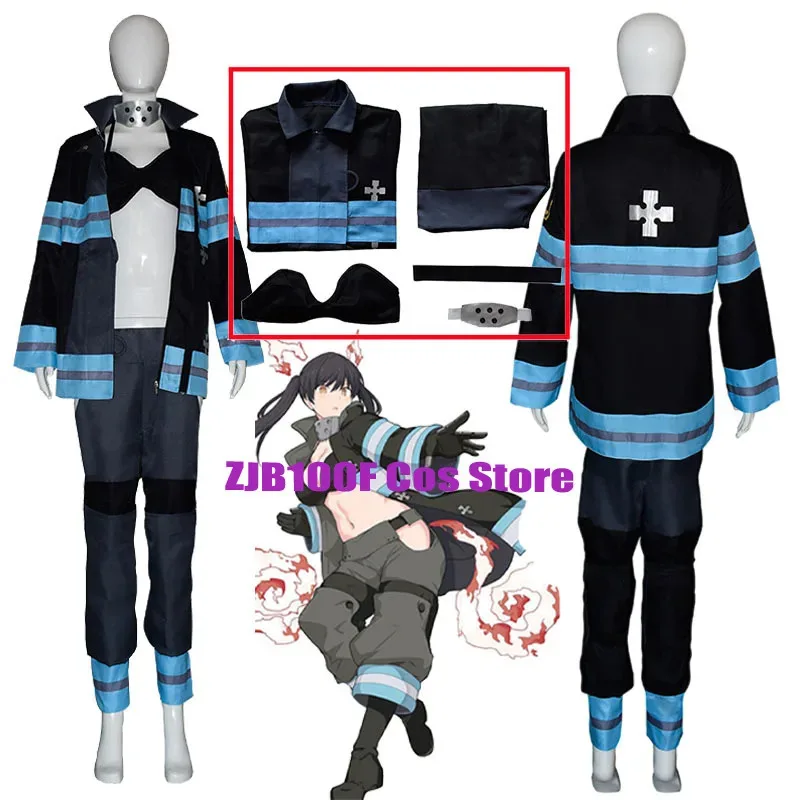 Shinra Kusakabe Cosplay Anime Enn Enn No Shouboutai Fire Force Costume Tamaki Kotatsu Cosplay Takehisa Hinawa Role Uniform Set
Shinra Kusakabe Cosplay Anime Enn Enn No Shouboutai Fire Force Costume Tamaki Kotatsu Cosplay Takehisa Hinawa Role Uniform Set