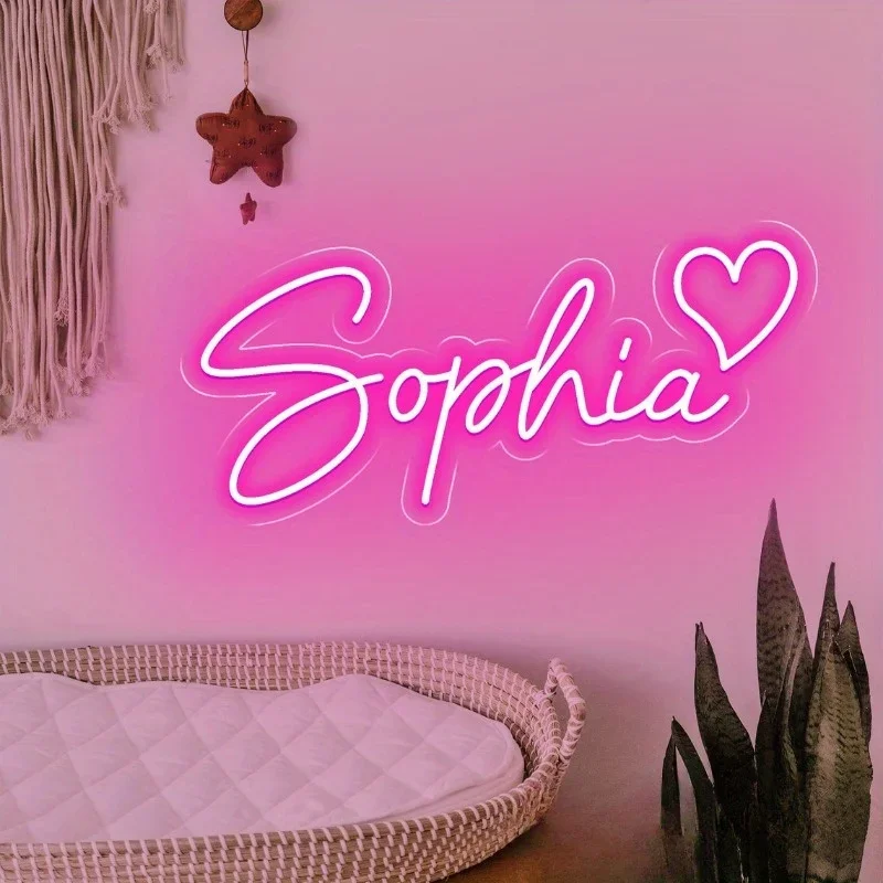Custom Neon Sign, Custom Neon Light, Name Sign, Room Decor, Girl Bedroom Dormitory Wall Art Decor, Personalized Gifts for Her 
Custom Neon Sign, Custom Neon Light, Name Sign, Room Decor, Girl Bedroom Dormitory Wall Art Decor, Personalized Gifts for Her