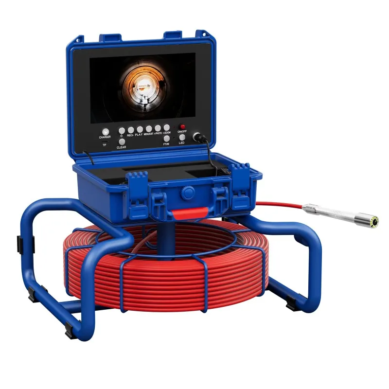 7mm Cable Sewer Pipe Inspection Camera with Meter Counter 512HZ Locator DVR 9 Inch 30M Waterproof Video Endoscope Camera
7mm Cable Sewer Pipe Inspection Camera with Meter Counter 512HZ Locator DVR 9 Inch 30M Waterproof Video Endoscope Camera