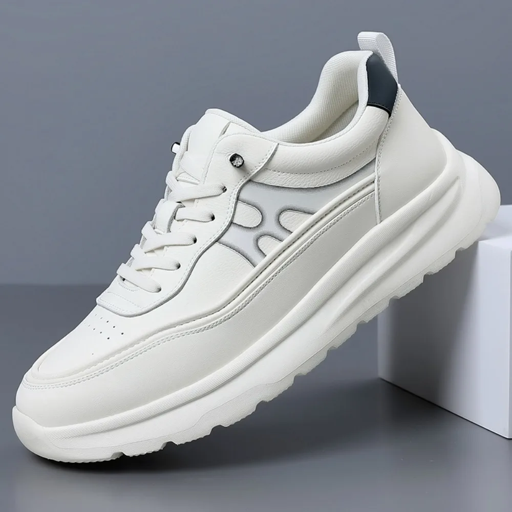 2026 Spring Summer Genuine Leather Sneakers for Man Solid Color Business Casual Shoes Male Fashion Lace Free Zapatos De Hombre
2026 Spring Summer Genuine Leather Sneakers for Man Solid Color Business Casual Shoes Male Fashion Lace Free Zapatos De Hombre