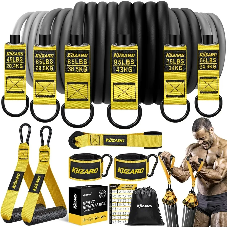 Heavy Resistance Bands for Working Out,420lbs Heavy Exercise Bands with Handles, Resistance Bands for Men, Weight Bands Set for
Heavy Resistance Bands for Working Out,420lbs Heavy Exercise Bands with Handles, Resistance Bands for Men, Weight Bands Set for