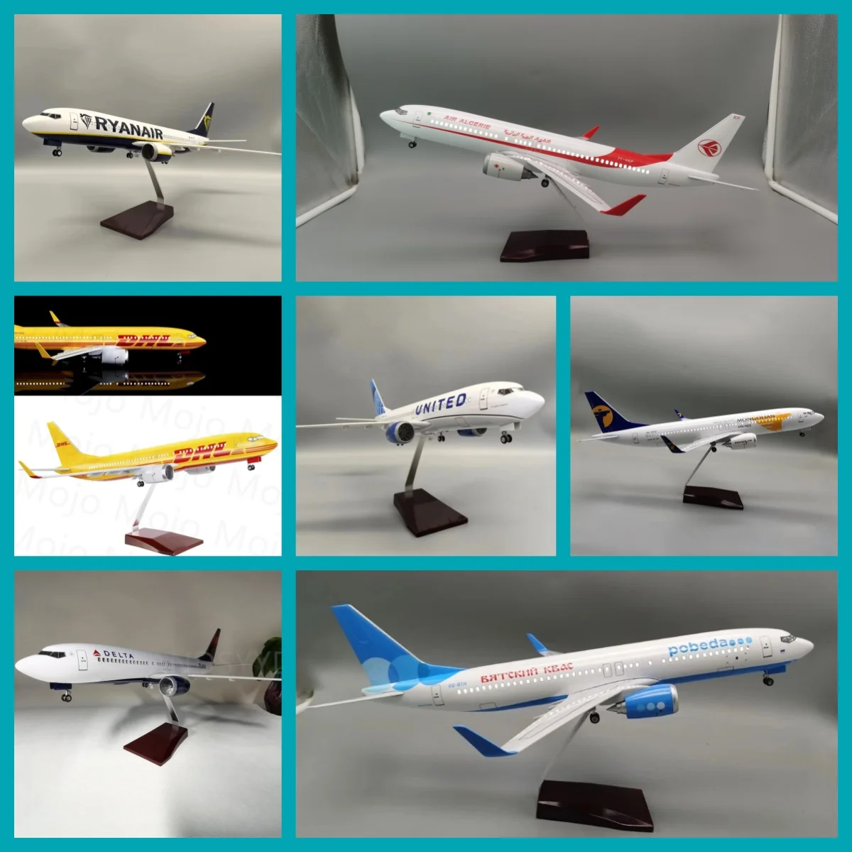 Масштаб 47 см, самолет серии B737, украшение из смолы, модель самолета для гостиной со светодиодной подсветкой (сенсорное или звуковое управление), коллекция
Масштаб 47 см, самолет серии B737, украшение из смолы, модель самолета для гостиной со светодиодной подсветкой (сенсорное или звуковое управление), коллекция