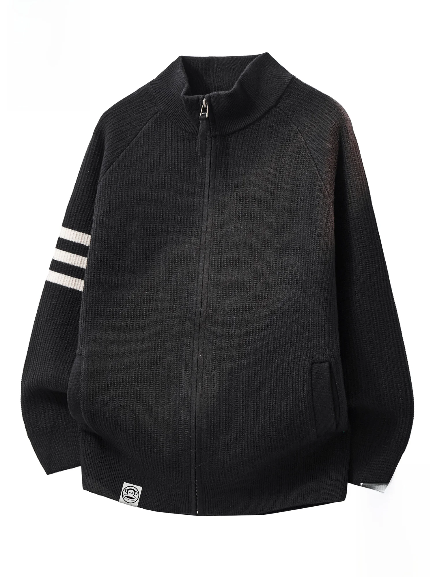 Мужской повседневный свободный вязаный свитер Paul Frank на молнии с принтом, текстурой и полосатым воротником, длинный рукав, модный, осень-зима
Мужской повседневный свободный вязаный свитер Paul Frank на молнии с принтом, текстурой и полосатым воротником, длинный рукав, модный, осень-зима