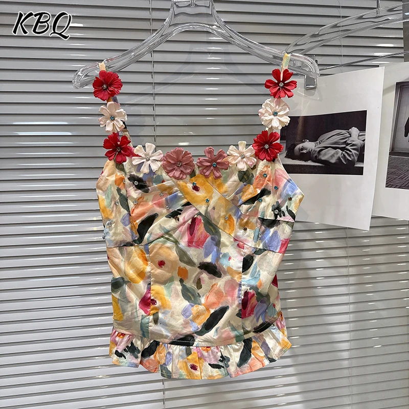 KBQ Printing Spliced Apppliques Slimming Vest for Women Square Collar Sleeveless Backless Temperament Short Vest Female Fashion
KBQ Printing Spliced Apppliques Slimming Vest for Women Square Collar Sleeveless Backless Temperament Short Vest Female Fashion