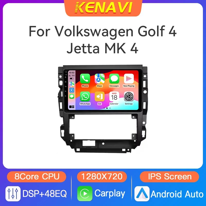 Car Stereo Radio Multimedia Player For Volkswagen VW Golf 4 Jetta MK4 2002-2006 GPS Wireless Carplay Android Auto DVD Head Unit
Car Stereo Radio Multimedia Player For Volkswagen VW Golf 4 Jetta MK4 2002-2006 GPS Wireless Carplay Android Auto DVD Head Unit