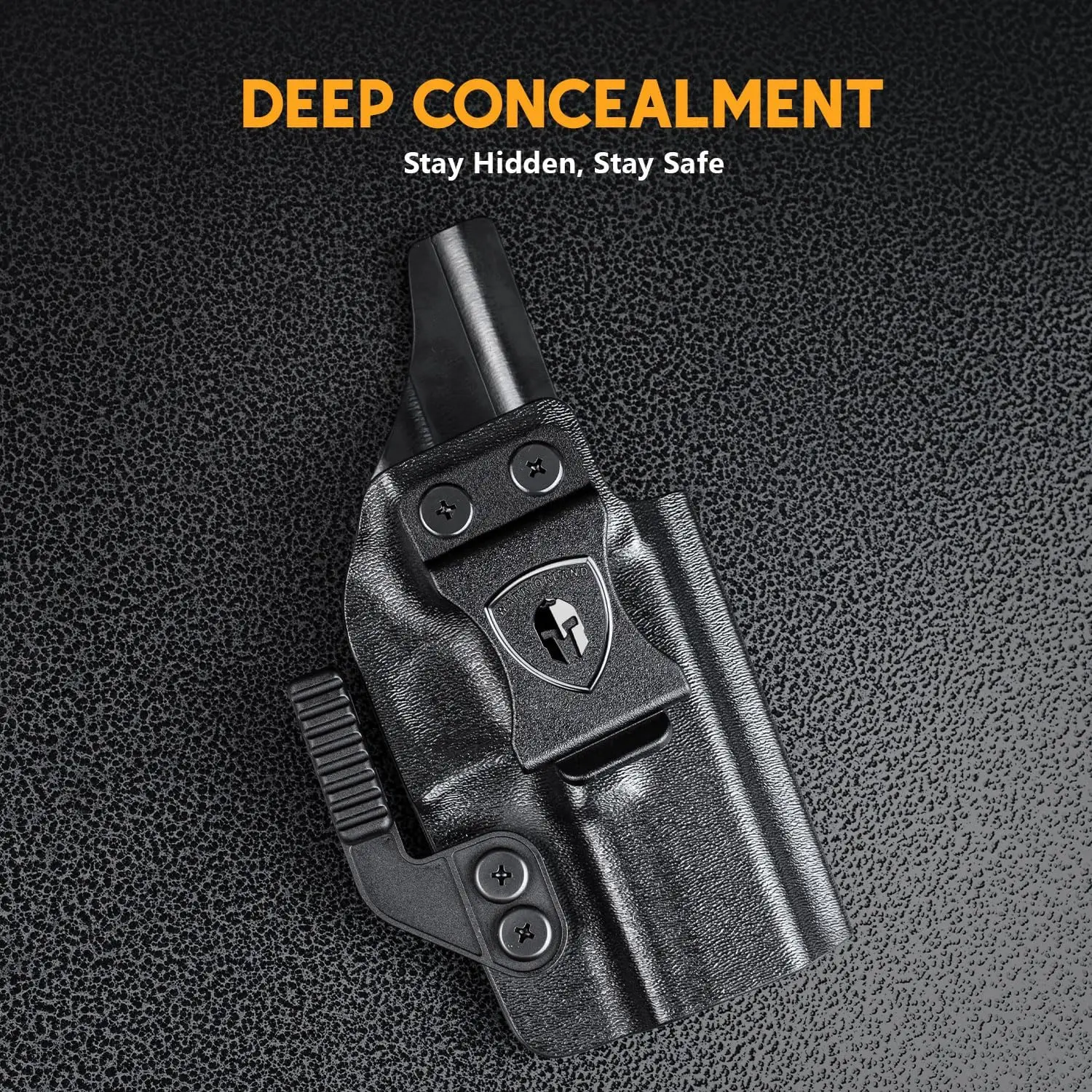 Подходит для Glock G17/19 (Gen 3-5), G23/32 (Gen 3-4), 19X/44/45 или версии MOS, кобура IWB Kydex, с креплением Claw, для правой руки.
Подходит для Glock G17/19 (Gen 3-5), G23/32 (Gen 3-4), 19X/44/45 или версии MOS, кобура IWB Kydex, с креплением Claw, для правой руки.