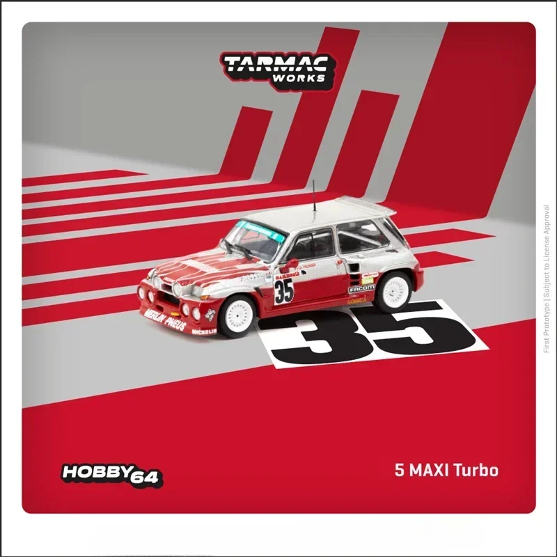 Модель автомобиля Tarmac Work 1:64 5 MAXI Turbo Hill-Climb Red, литая под давлением
Модель автомобиля Tarmac Work 1:64 5 MAXI Turbo Hill-Climb Red, литая под давлением