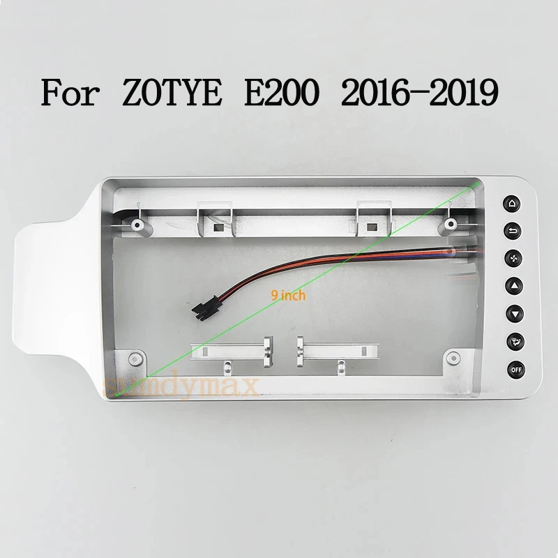 9 дюймовый большой экран 2 Din android автомобильный радиоприемник рамка для Zotye E200 2016-2020 комплект обшивки панели приборной панели автомобиля
9 дюймовый большой экран 2 Din android автомобильный радиоприемник рамка для Zotye E200 2016-2020 комплект обшивки панели приборной панели автомобиля