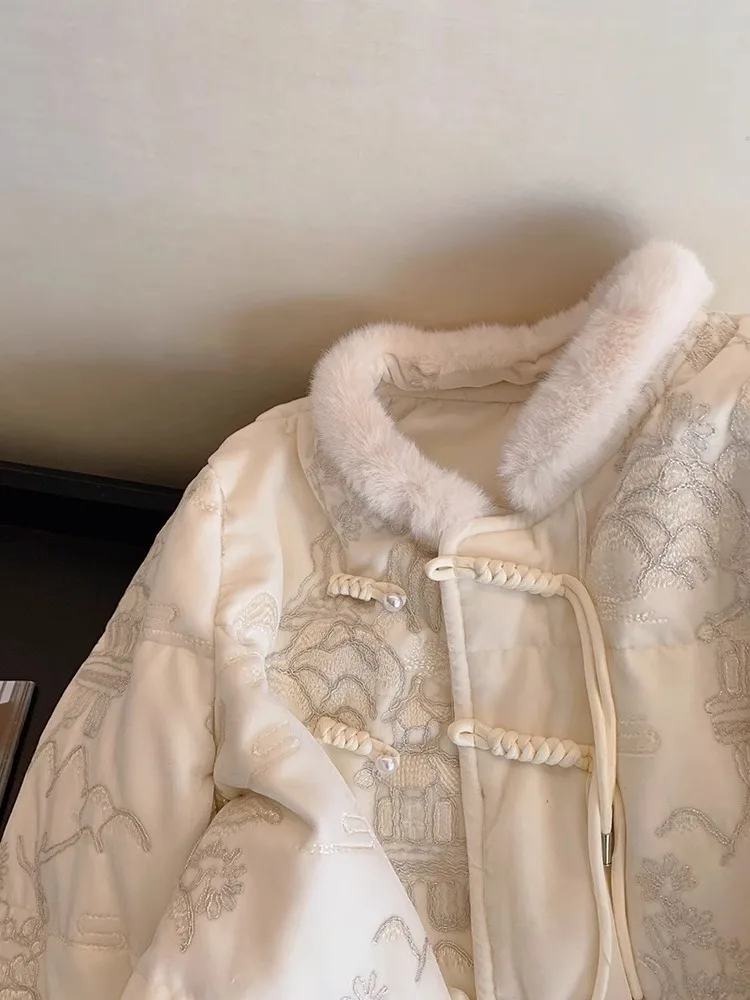 Мужское хлопковое джетовое пальто в стиле ретро с тяжелой вышивкой, осенне-зимнее нежное универсальное хлопковое пальто, модное 
Мужское хлопковое джетовое пальто в стиле ретро с тяжелой вышивкой, осенне-зимнее нежное универсальное хлопковое пальто, модное