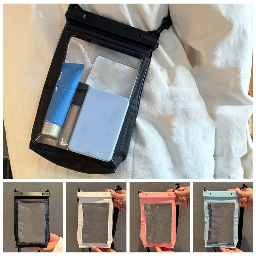 Shoulder Pouch Adjustable Strap Waterproof Phone Pouch Lightweight 8.2 inch Crossbody Dry Bag Blue Black PVC Storage Pack Summer
Shoulder Pouch Adjustable Strap Waterproof Phone Pouch Lightweight 8.2 inch Crossbody Dry Bag Blue Black PVC Storage Pack Summer