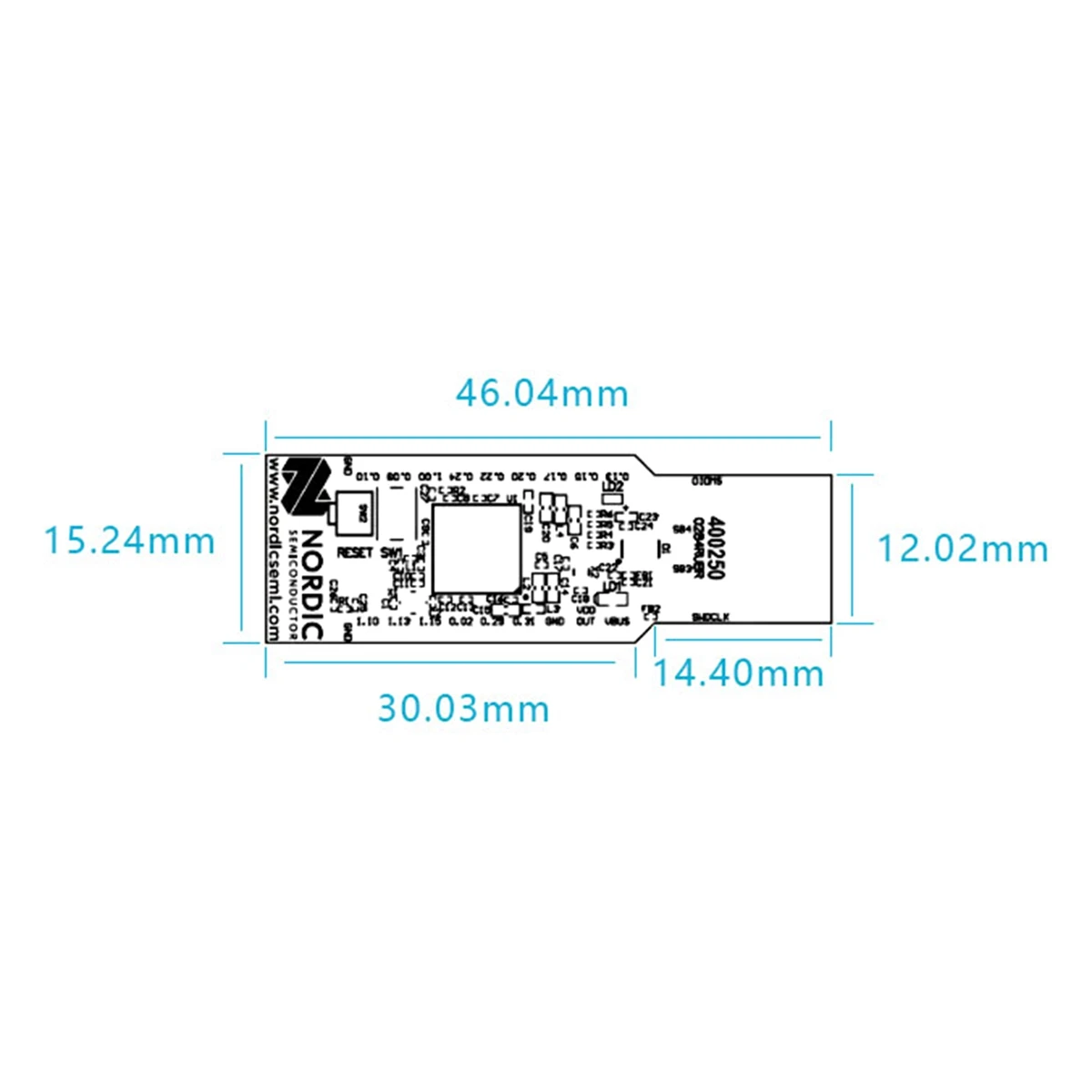 Y03A Nordic NRF52840-Dongle USB-ключ для эвального модуля разработки Bluetooth 
Y03A Nordic NRF52840-Dongle USB-ключ для эвального модуля разработки Bluetooth