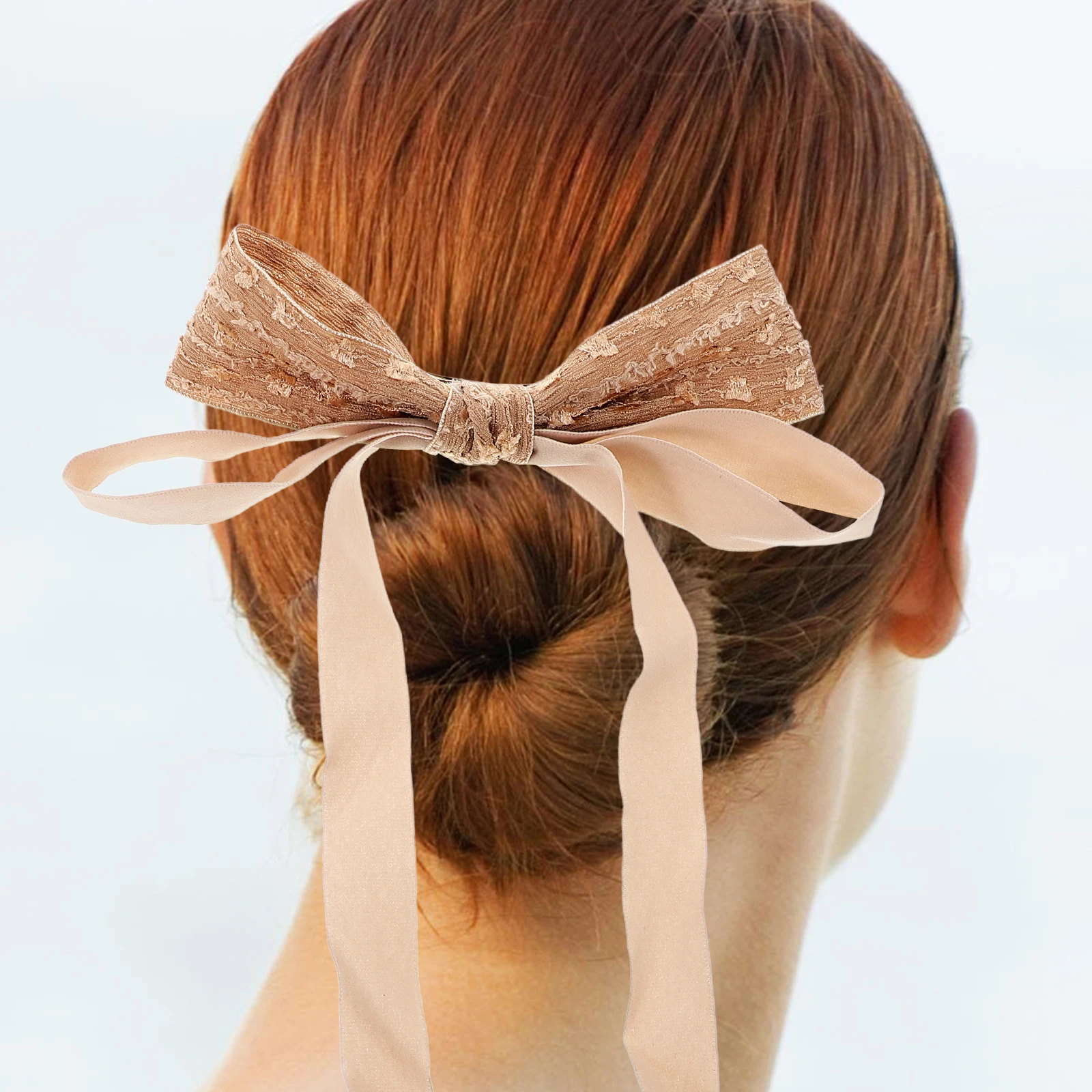 Retro Bowknot Ribbon Claw Clips Durable Long Tail Bows Elegant Hair Clip for Women French Barrette Girls HairAccessory
Retro Bowknot Ribbon Claw Clips Durable Long Tail Bows Elegant Hair Clip for Women French Barrette Girls HairAccessory