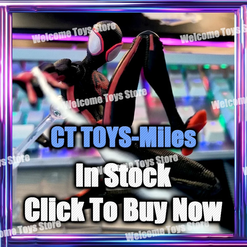 In Stock Ct Toys Miles Morales Spiderman Figure Spider-Man Across The Spider-Verse Anime Action Figure Figurine Model Gifts Toys
In Stock Ct Toys Miles Morales Spiderman Figure Spider-Man Across The Spider-Verse Anime Action Figure Figurine Model Gifts Toys