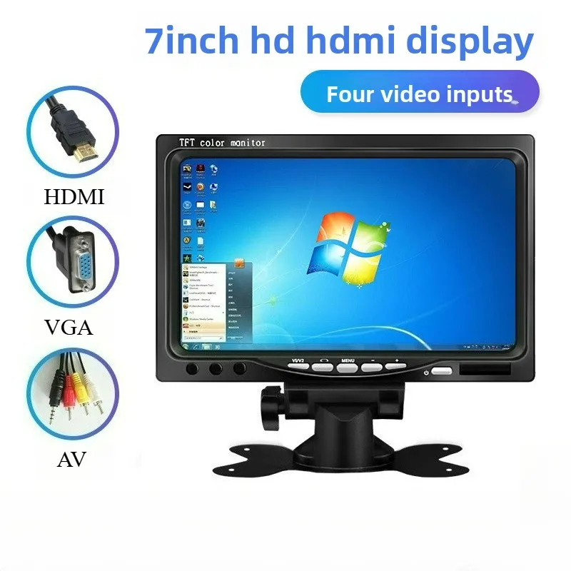 7 Inch IPS HD Car Parking Monitor Rear View Screen with HDMI VGA AV Input Built-in Speaker for Truck Car Reversing Backup Camera
7 Inch IPS HD Car Parking Monitor Rear View Screen with HDMI VGA AV Input Built-in Speaker for Truck Car Reversing Backup Camera