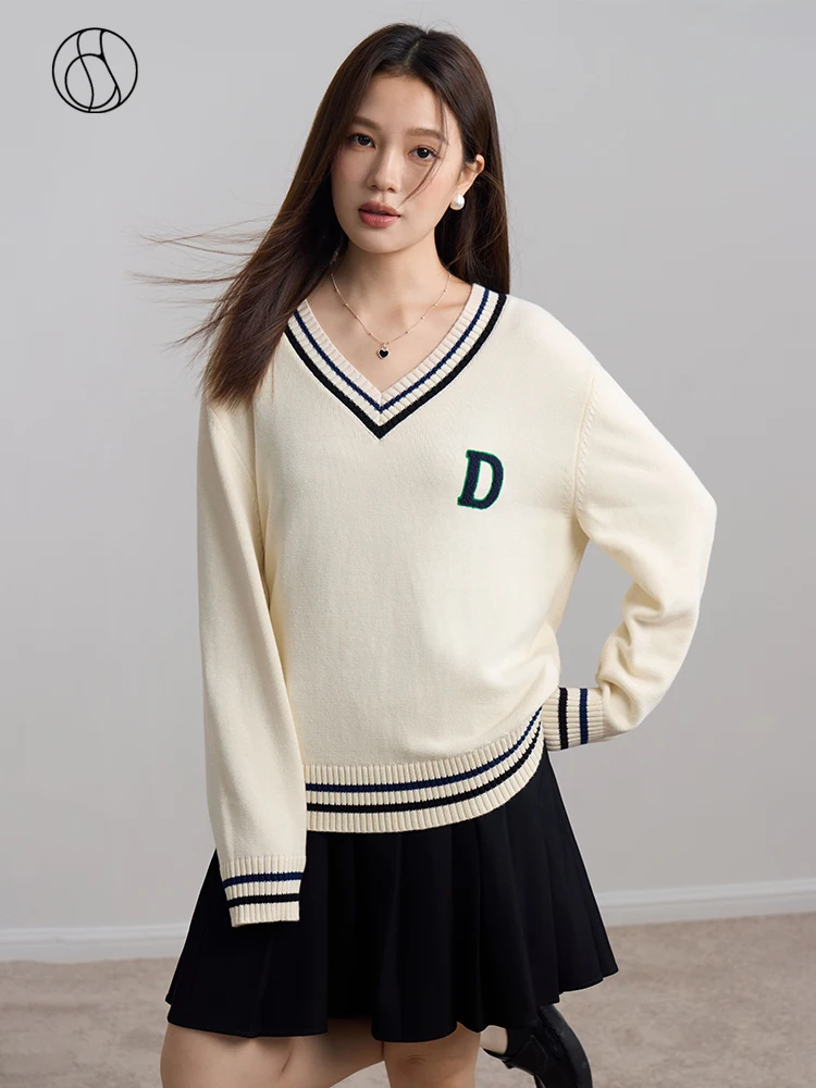 DUSHU College Wind V-neck Sweater Suspender Skirt Set for Women 2023 Autumn Chic Design Wild Temperament Fashion Set Female
DUSHU College Wind V-neck Sweater Suspender Skirt Set for Women 2023 Autumn Chic Design Wild Temperament Fashion Set Female