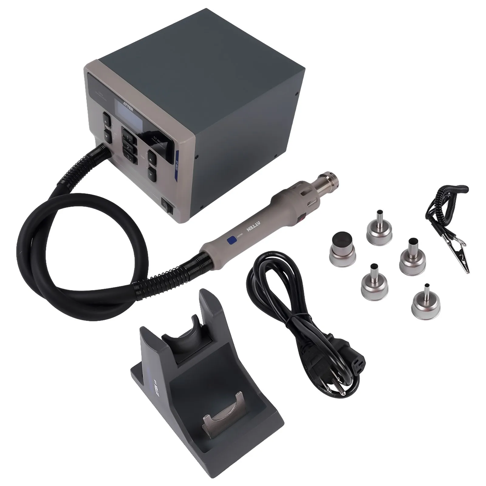 AP01 Hot Air Gun Soldering Station ST-862D for PCB Chip Soldering Repair AC 110V/220V
AP01 Hot Air Gun Soldering Station ST-862D for PCB Chip Soldering Repair AC 110V/220V