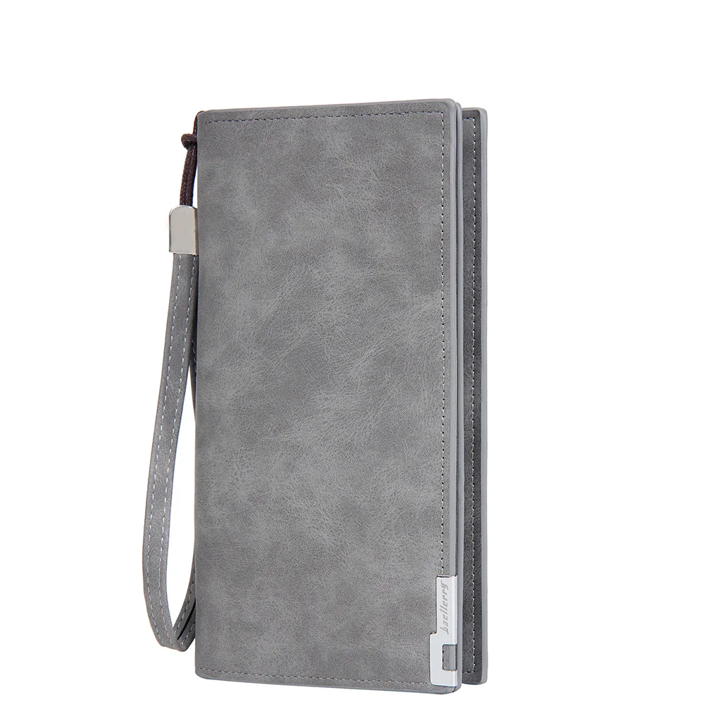 Classic Men Wallets Long Card Holder Male Purse Matte Leather Zipper Large Capacity Phone Clutch Bag Wrist Strap Wallet for Men
Classic Men Wallets Long Card Holder Male Purse Matte Leather Zipper Large Capacity Phone Clutch Bag Wrist Strap Wallet for Men