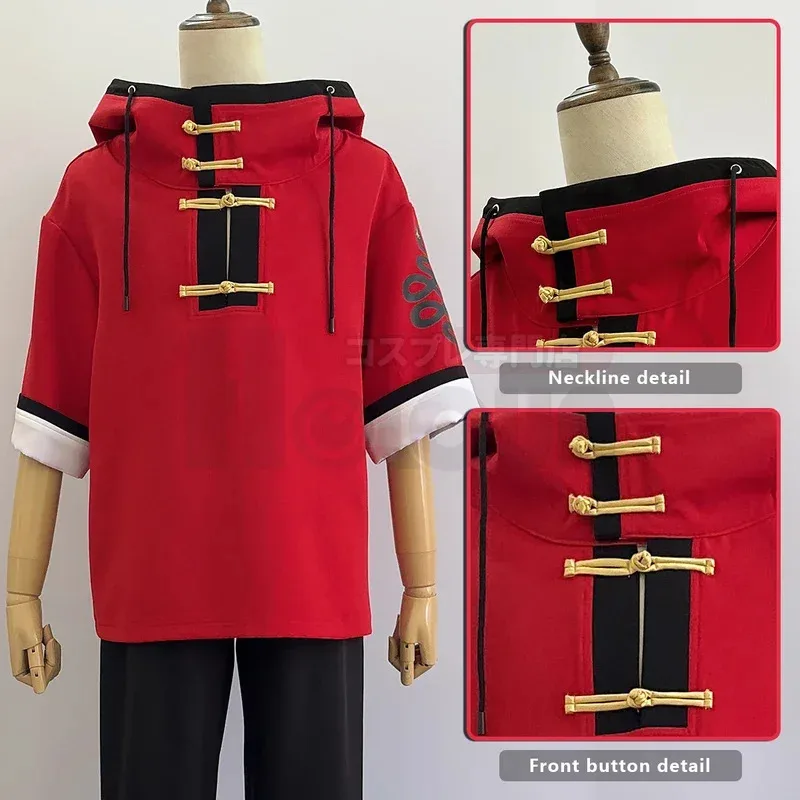 Sky04 HOLOUN Gokurakugai Manga Anime Alma Cosplay Costume Wig Red Hoodie Black Pants Casual Daily Wearing Rose Net Hallowee44Gg!
Sky04 HOLOUN Gokurakugai Manga Anime Alma Cosplay Costume Wig Red Hoodie Black Pants Casual Daily Wearing Rose Net Hallowee44Gg!