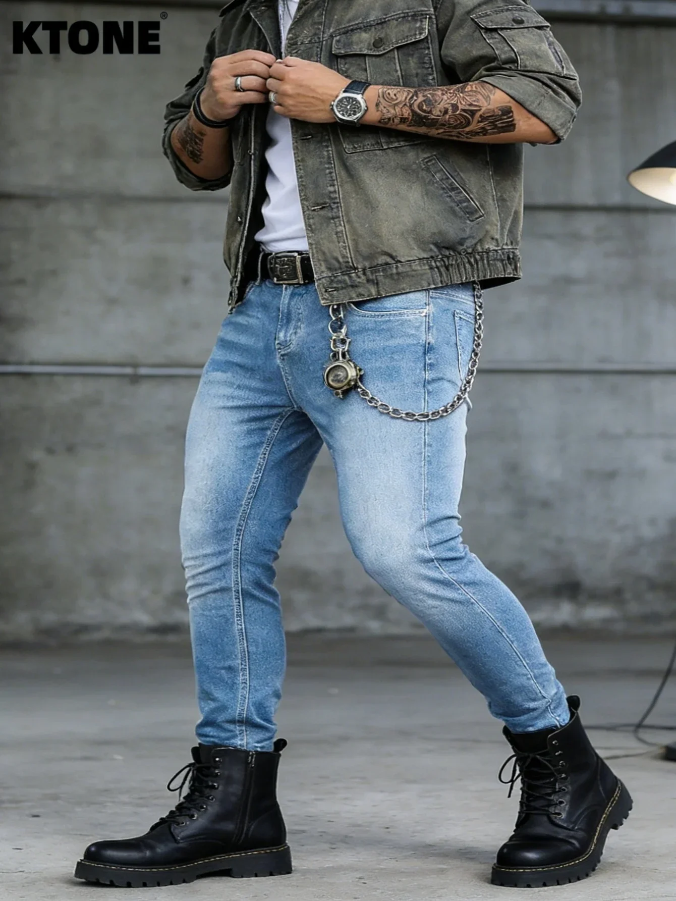 Modern Blue Men's Slim Fit Jeans For Man Original Y2K Drip Fashion Denim Pants No accessories or belts included
Modern Blue Men's Slim Fit Jeans For Man Original Y2K Drip Fashion Denim Pants No accessories or belts included