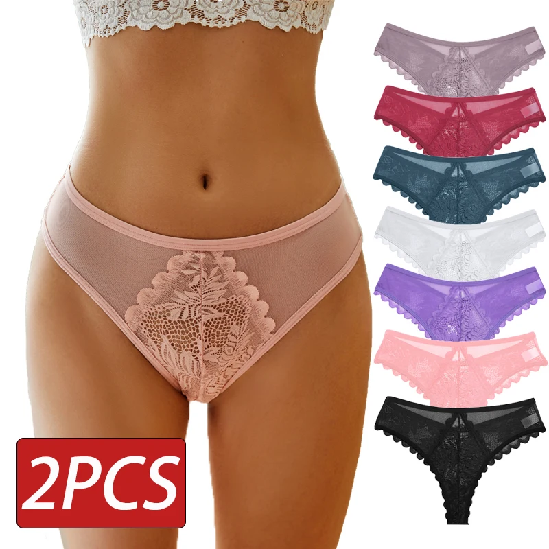 2PCS Sexy G String Thongs Lace Panties Women Seamless Underwear Low-Waist Hollow Out Female Underpants Comfortable Lingerie S-XL
2PCS Sexy G String Thongs Lace Panties Women Seamless Underwear Low-Waist Hollow Out Female Underpants Comfortable Lingerie S-XL