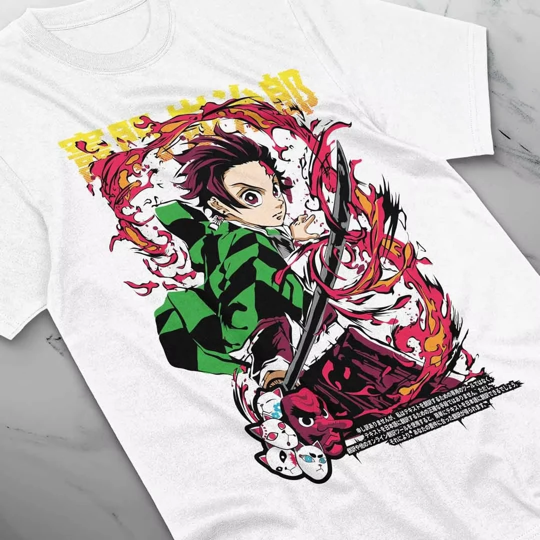 Inspiration Anime Tanjiro Kamado T-Shirt Anime Men's T-Shirt Summer New Men's and Women's Streetwear
Inspiration Anime Tanjiro Kamado T-Shirt Anime Men's T-Shirt Summer New Men's and Women's Streetwear