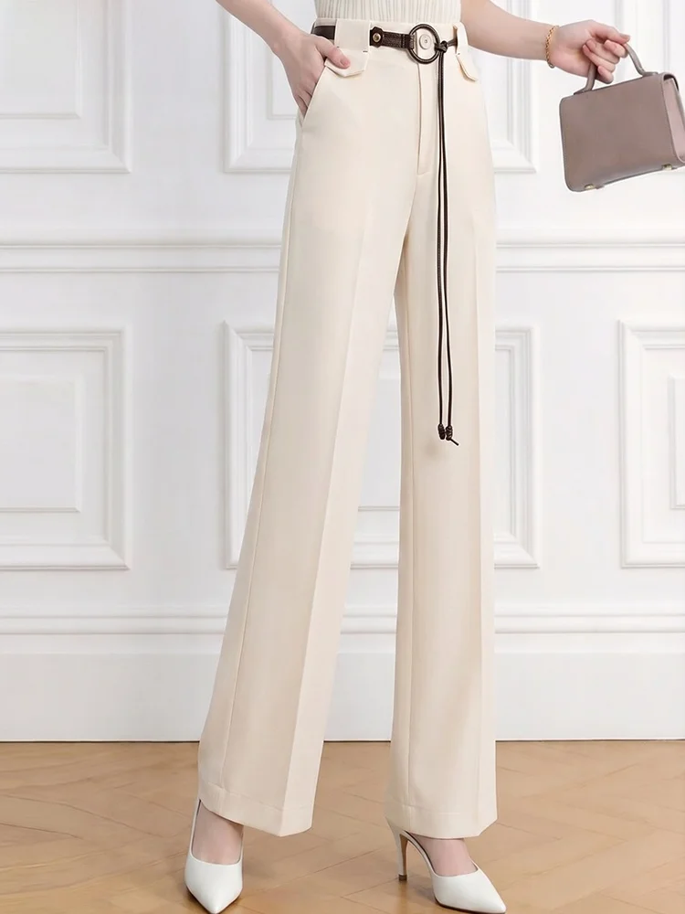 High Waist Suit Pants Women's Summer Casual Drapey Stylish Straight Loose Professional Casual Long Pants FX.&Mongyi
High Waist Suit Pants Women's Summer Casual Drapey Stylish Straight Loose Professional Casual Long Pants FX.&Mongyi