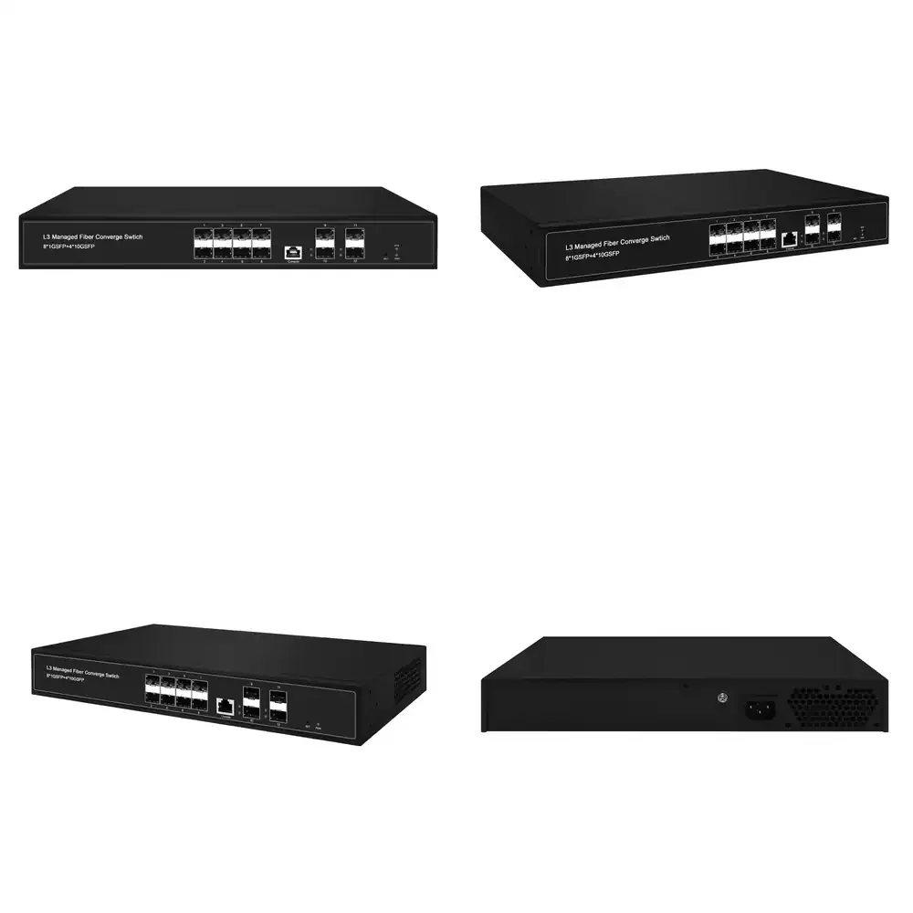 L3 Switch 12 Ports 1000Mbps SFP Optical Core Switch 4 Port 10G SFP Optical Managed Network Giga 8 Port Poe Switch
L3 Switch 12 Ports 1000Mbps SFP Optical Core Switch 4 Port 10G SFP Optical Managed Network Giga 8 Port Poe Switch