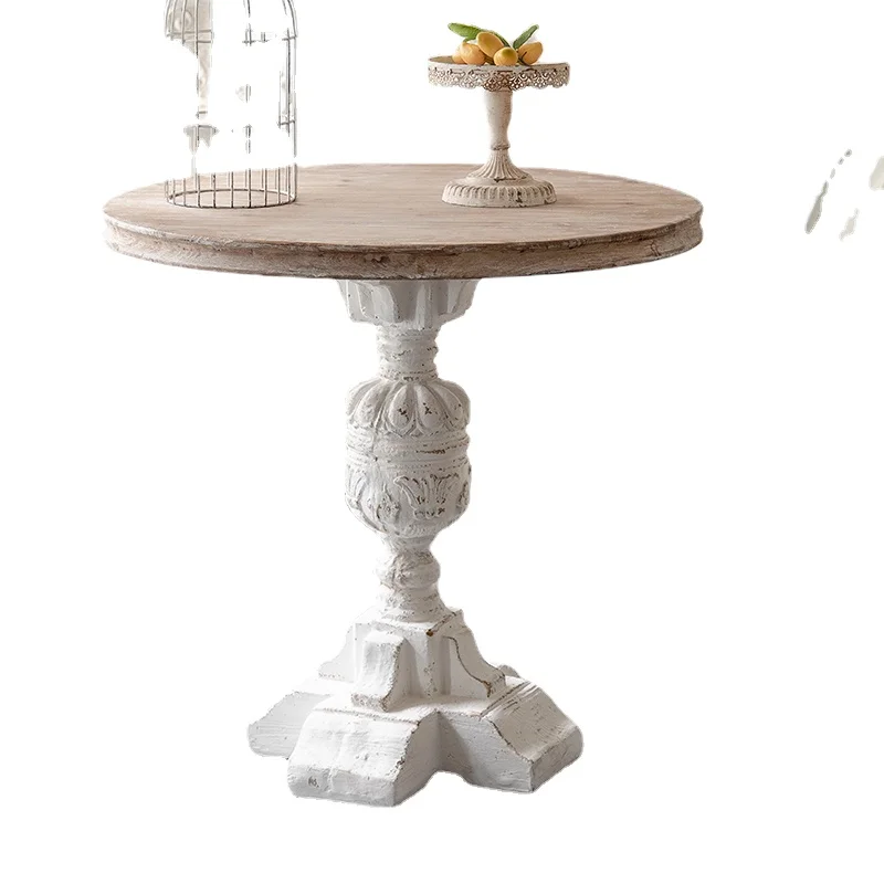 Retro Creative Carved Small round Table B & B Small Dining Table Living Room Coffee Table Balcony
Retro Creative Carved Small round Table B & B Small Dining Table Living Room Coffee Table Balcony