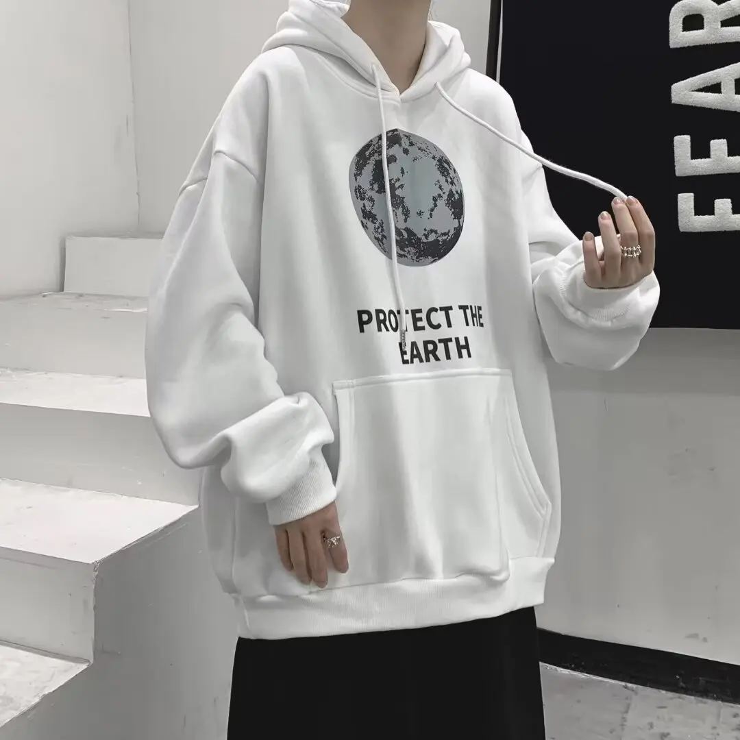 Men's Oversized Hoodie Sweatshirt Fleece Lined Loose Fit Casual Fashionable Autumn Winter Outerwear Streetwear Style
Men's Oversized Hoodie Sweatshirt Fleece Lined Loose Fit Casual Fashionable Autumn Winter Outerwear Streetwear Style