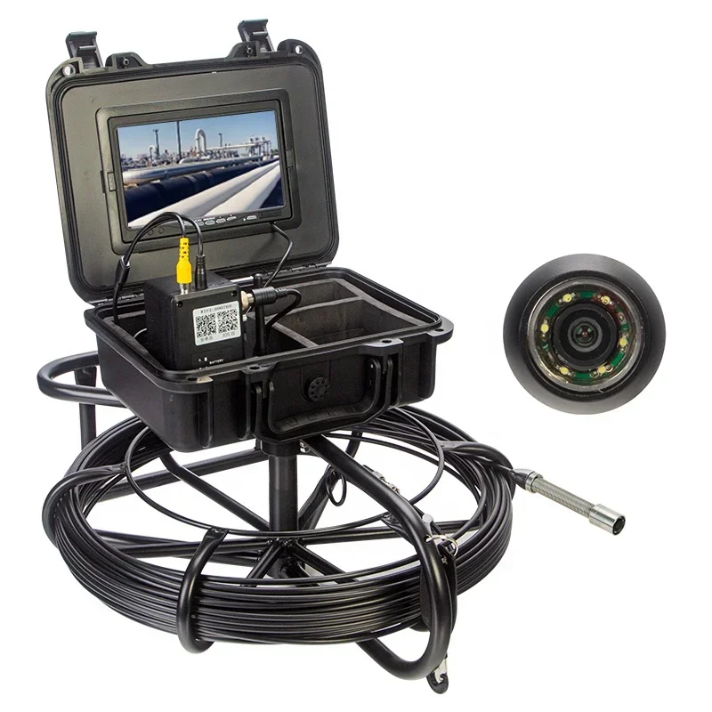 9 Inch Monitor 30M Cable Best Borehole Well Sewer Pipe Building Inspection Camera For Inside Walls
9 Inch Monitor 30M Cable Best Borehole Well Sewer Pipe Building Inspection Camera For Inside Walls