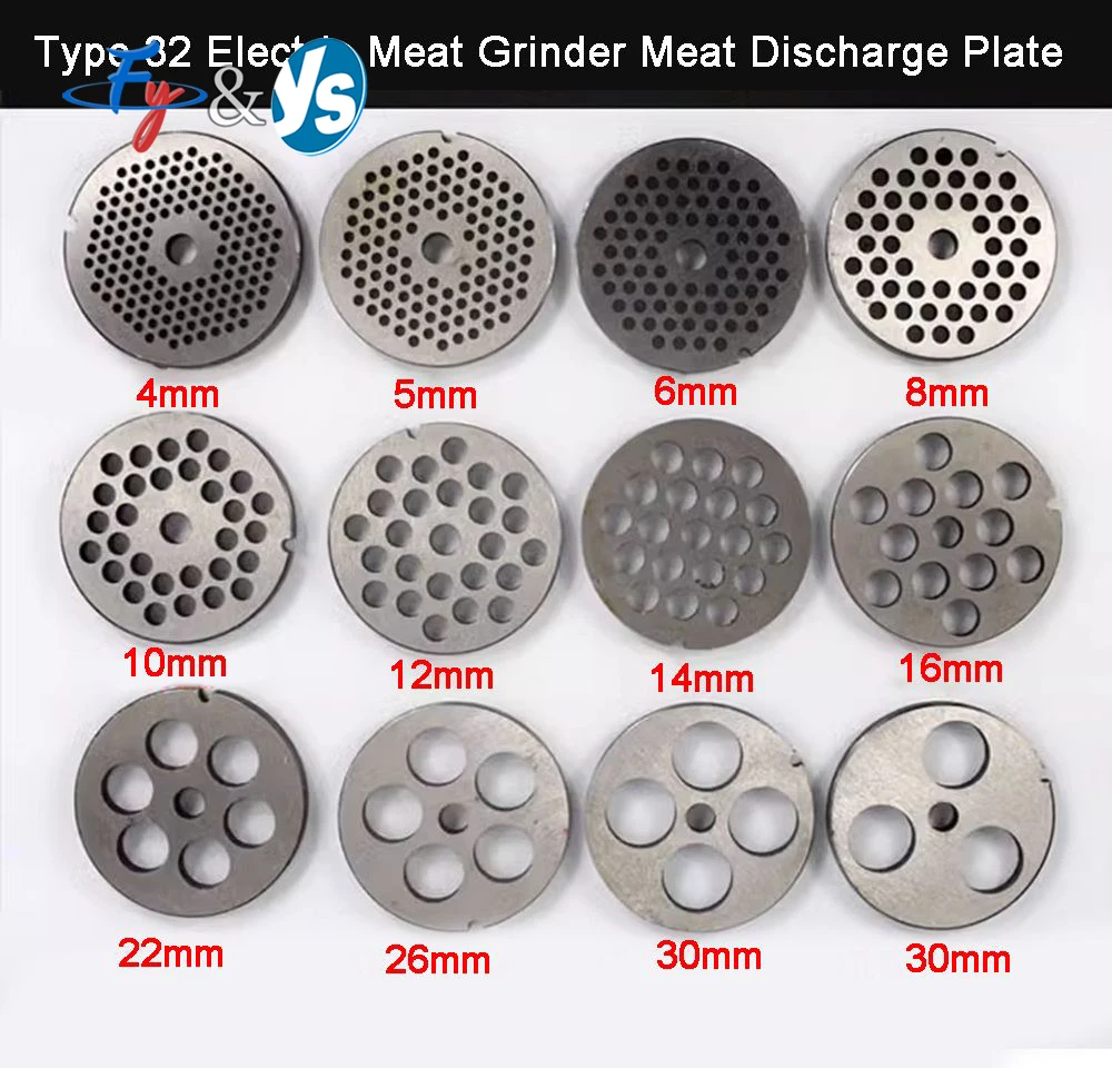 #32Type Replaceable Meat Grinder Plate Hole 3-20mm Meat Mincer Plate Perforated Strainer Manganese Steel Chopper Disc
#32Type Replaceable Meat Grinder Plate Hole 3-20mm Meat Mincer Plate Perforated Strainer Manganese Steel Chopper Disc