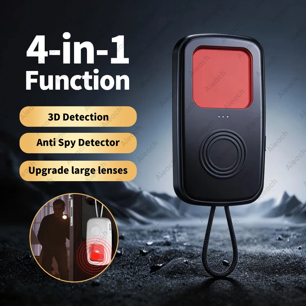 Hidden Camera Detector Anti Spy Gadget RF Signal Tracker Detector Infrared Camera Finder for Hotel Car Office Security
Hidden Camera Detector Anti Spy Gadget RF Signal Tracker Detector Infrared Camera Finder for Hotel Car Office Security