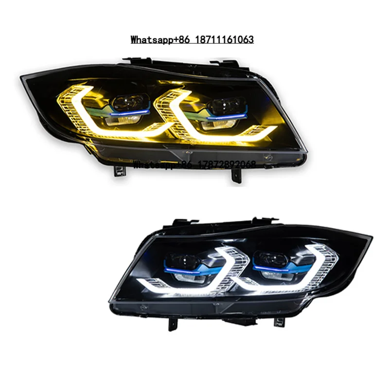 E90 Car Styling LED Headlights 3 Series 330i 320i Signal Head Lamp DRL 5000k Color Projector Lens Automotive Accessories
E90 Car Styling LED Headlights 3 Series 330i 320i Signal Head Lamp DRL 5000k Color Projector Lens Automotive Accessories