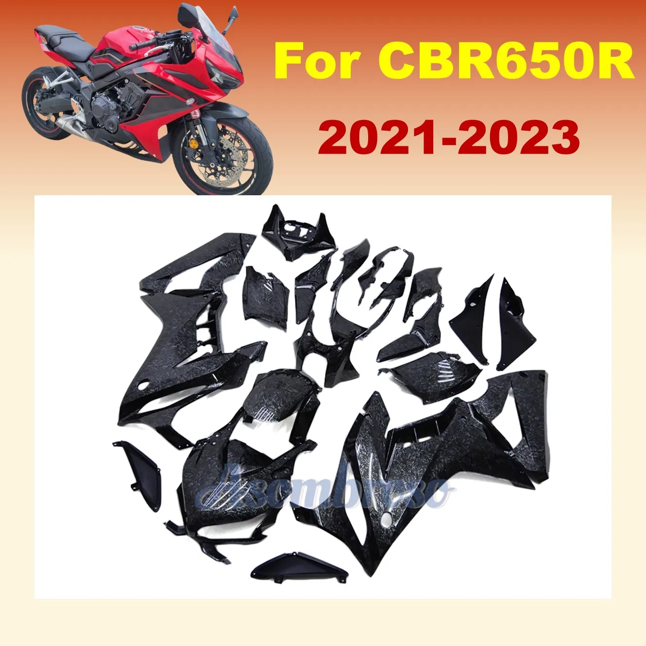 Углеродное волокно, новинка, ABS, литье под давлением, рандомный комплект для CBR650 2021 2022 2023 CBR650R CBR 650R 21-23
Углеродное волокно, новинка, ABS, литье под давлением, рандомный комплект для CBR650 2021 2022 2023 CBR650R CBR 650R 21-23