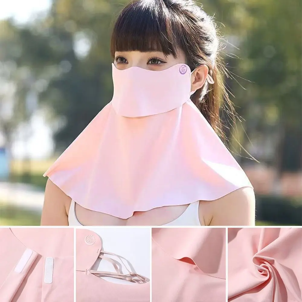 Breathable Thin Cover Sunscreen Mask Full Cover Face Ice Silk UV Protection Mask Sun Protection Traceless Mask for Bike Cycling
Breathable Thin Cover Sunscreen Mask Full Cover Face Ice Silk UV Protection Mask Sun Protection Traceless Mask for Bike Cycling