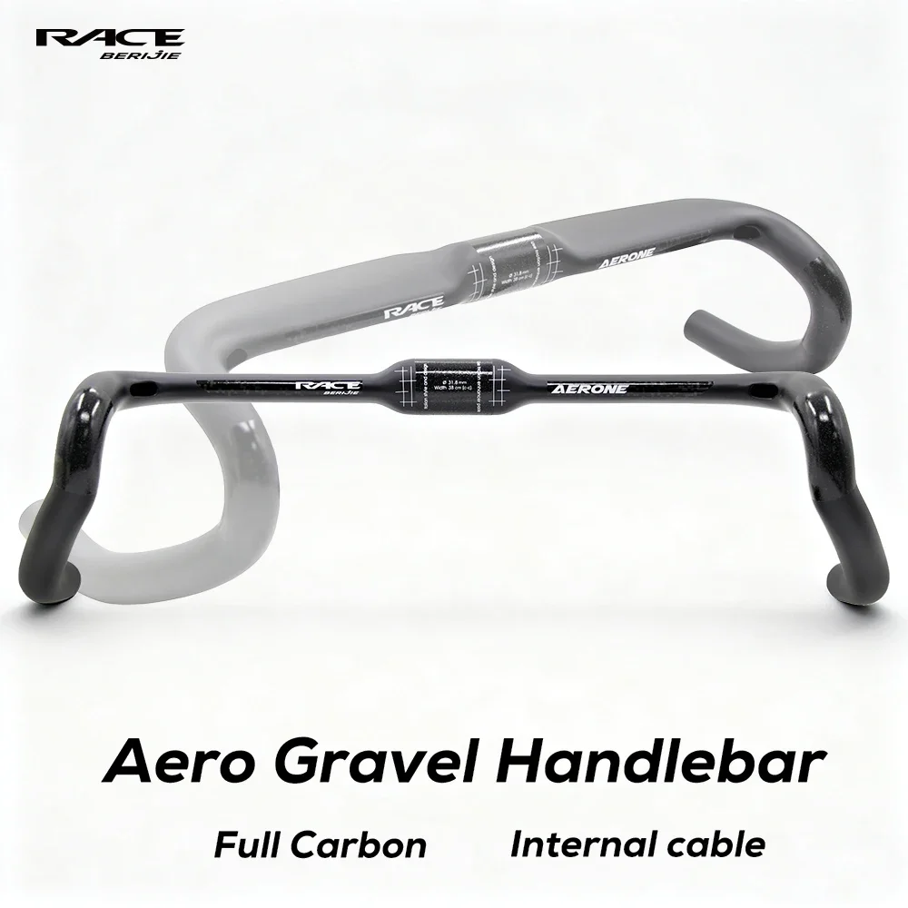 BERIJIE Full Carbon Aero Gravel Handlebar,Road Handlebars Internal Cables Racing Bike Drop Bent Bar 31.8*360/380/400/420mm
BERIJIE Full Carbon Aero Gravel Handlebar,Road Handlebars Internal Cables Racing Bike Drop Bent Bar 31.8*360/380/400/420mm