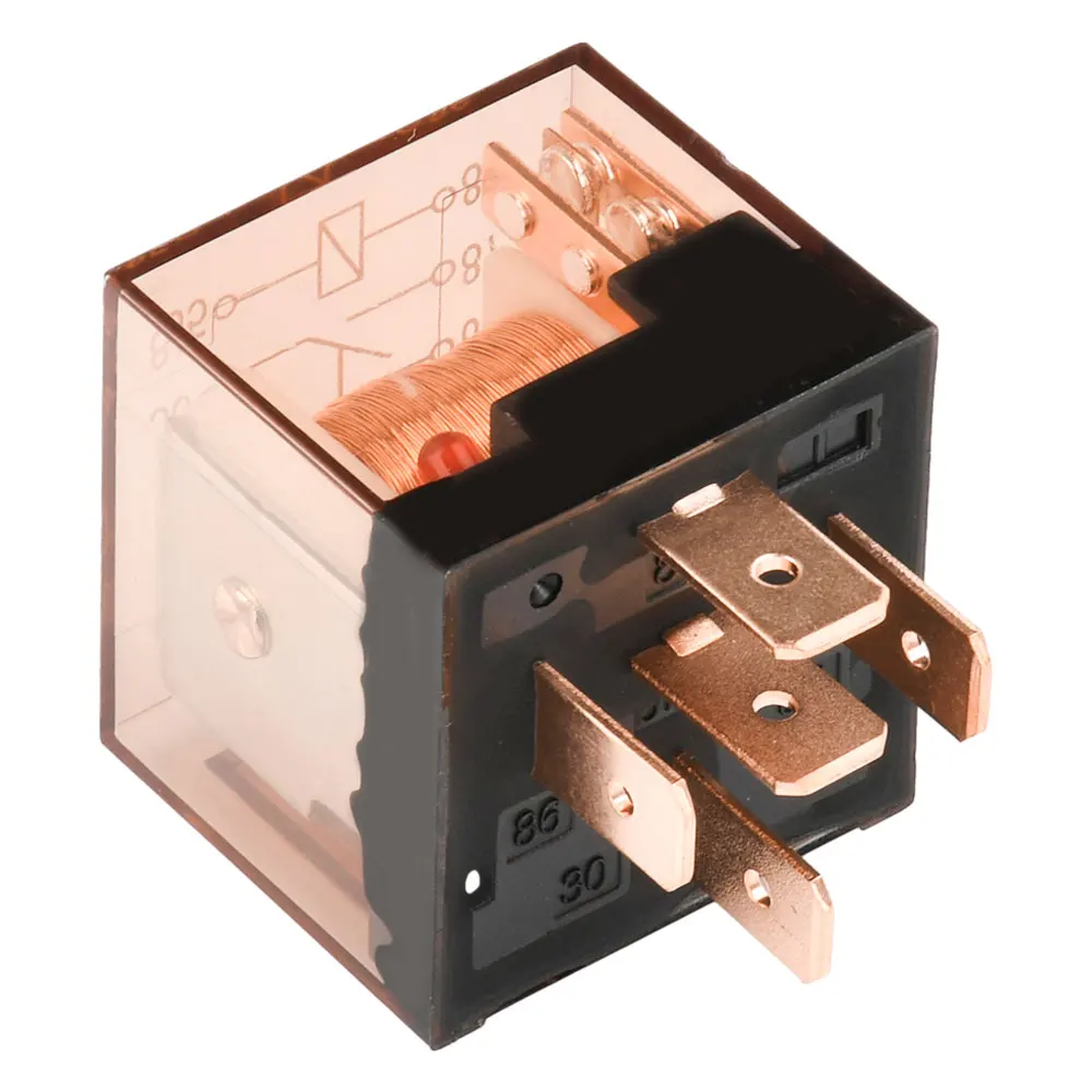 DC 12V 80A 5Pin Automotive Relay Socket Car Relay With SPDT Auto Relay High Capacity Switching Controller
DC 12V 80A 5Pin Automotive Relay Socket Car Relay With SPDT Auto Relay High Capacity Switching Controller