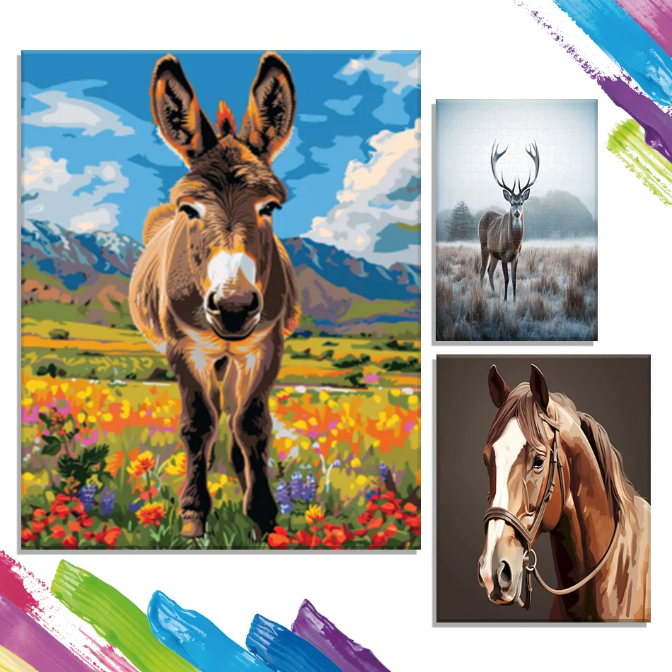 GATYZTORY Paintings For Painting By Numbers Animals Handpainted Oil Canvas Drawing Handiwork Art Supplies Digital Diy Arts Craft
GATYZTORY Paintings For Painting By Numbers Animals Handpainted Oil Canvas Drawing Handiwork Art Supplies Digital Diy Arts Craft