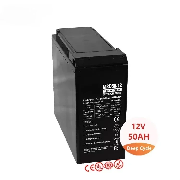 Mhb MRD50-12 Energy Storage Vrla 12v 50ah 20hr Agm Battery Front Terminal Lead Acid Deep Cycle 50ah/12v Battery
Mhb MRD50-12 Energy Storage Vrla 12v 50ah 20hr Agm Battery Front Terminal Lead Acid Deep Cycle 50ah/12v Battery