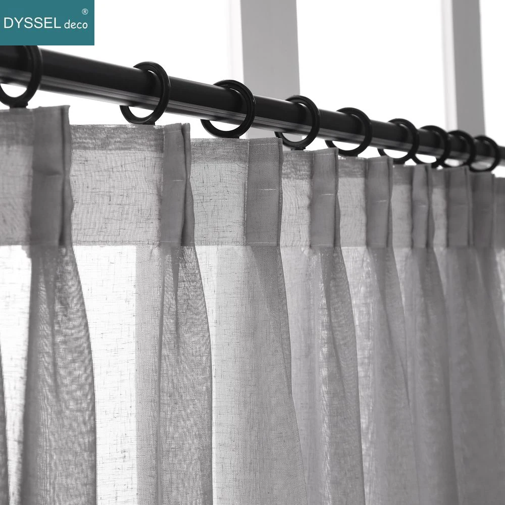 Pair White Sheer Pinch Pleated Linen European Style Window Curtains with Rod Pocket Grommet Top for Living Room And Bedroom
Pair White Sheer Pinch Pleated Linen European Style Window Curtains with Rod Pocket Grommet Top for Living Room And Bedroom