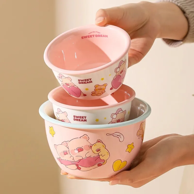 Cute tableware, one-person food dish set, girl housewarming birthday gift
Cute tableware, one-person food dish set, girl housewarming birthday gift