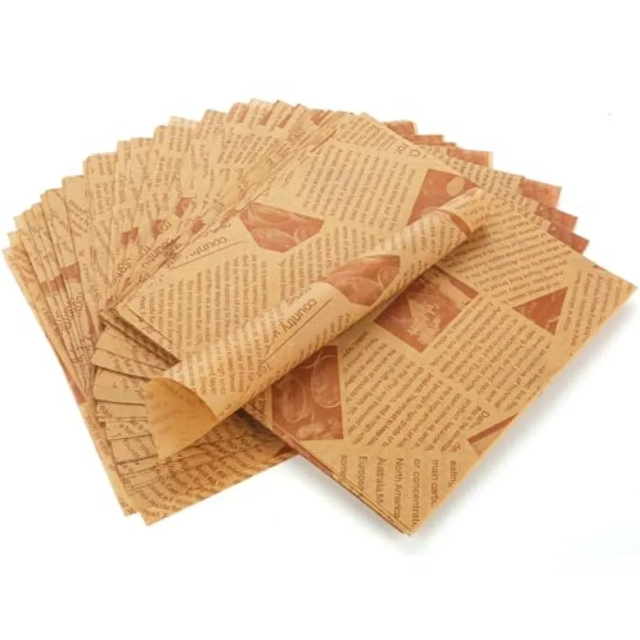 250 Pcs Wax Paper Sheets for Food, Sandwich Wrapping Paper for Small Size Food Basket and Plate liners, 7 x 7 In, Newspaper Par
250 Pcs Wax Paper Sheets for Food, Sandwich Wrapping Paper for Small Size Food Basket and Plate liners, 7 x 7 In, Newspaper Par