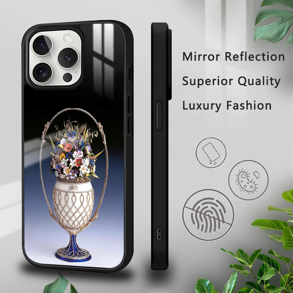 Classic Faberge Egg Phone Case For iPhone 16 15 14 13 12 11 Pro Xs Max Mini Plus Celulares Hard Funda
Classic Faberge Egg Phone Case For iPhone 16 15 14 13 12 11 Pro Xs Max Mini Plus Celulares Hard Funda