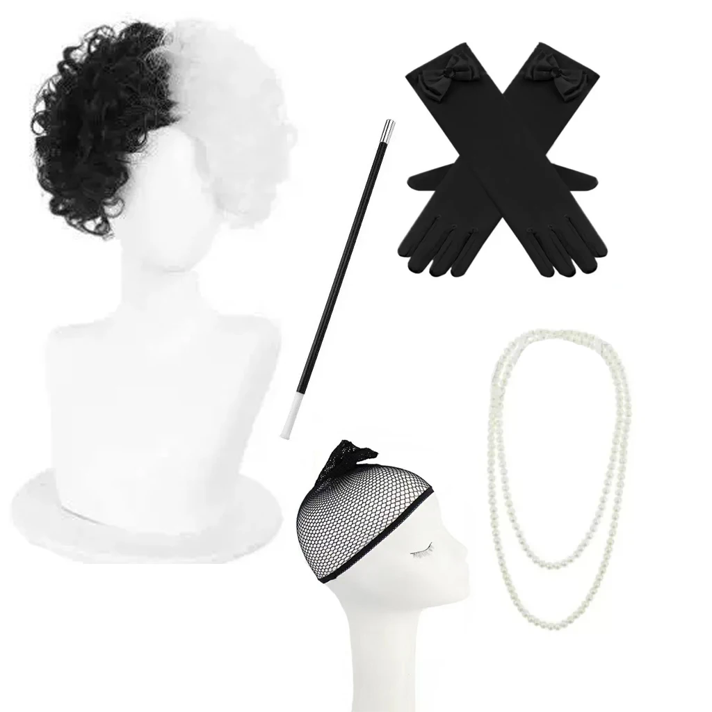 Девушка Аниме Cruella De Vil Kuila Короткие Крюли Половина Черный и Полубелый Парик Для Косплея Термостойкие Синтетические Парики Волосы Хэллоуина
Девушка Аниме Cruella De Vil Kuila Короткие Крюли Половина Черный и Полубелый Парик Для Косплея Термостойкие Синтетические Парики Волосы Хэллоуина