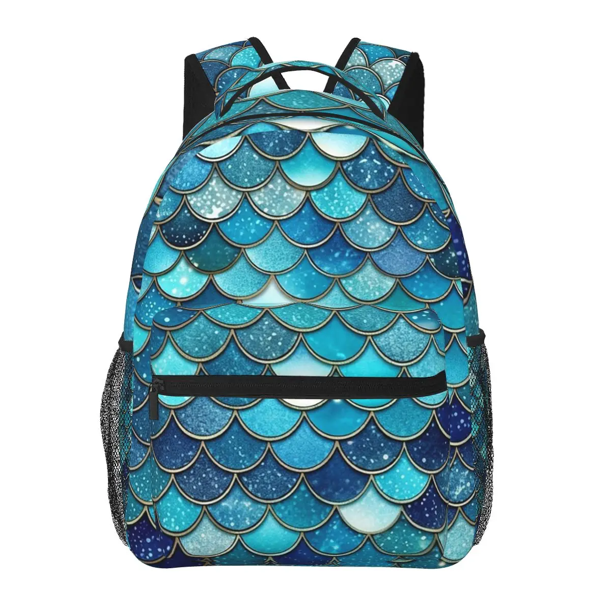Blue Mermaid Scales Student Backpack School Bag Hiking Travel Daypack for Boys Girls Fashion Bookbag Shoulder Bags
Blue Mermaid Scales Student Backpack School Bag Hiking Travel Daypack for Boys Girls Fashion Bookbag Shoulder Bags