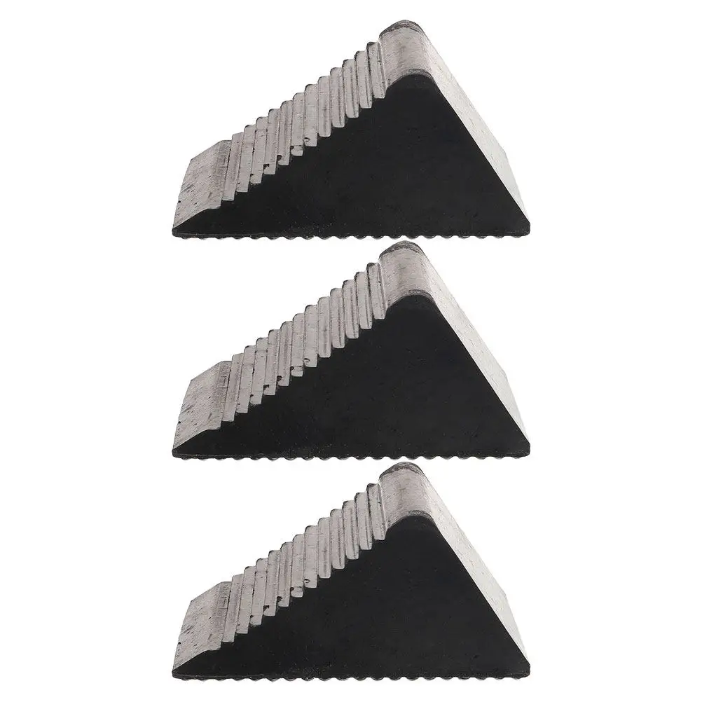 3Pcs Heavy Duty Wheel Chocks Rubber Anti Slip Tire Blocks Vehicle Safety Stoppers Triangle Shape for Car Truck Camper Trailer
3Pcs Heavy Duty Wheel Chocks Rubber Anti Slip Tire Blocks Vehicle Safety Stoppers Triangle Shape for Car Truck Camper Trailer