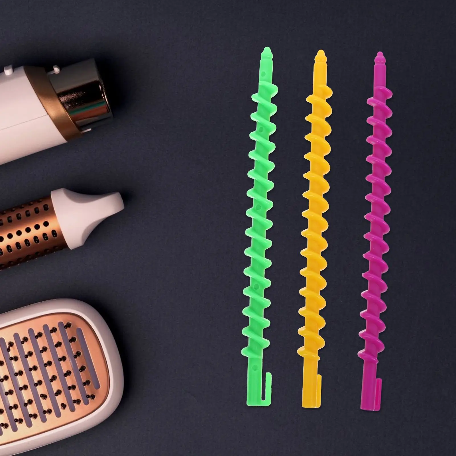 20pcs Spiral Perm Rods Heatless Curlers for Long Hair Styling Waves Retro Curly Tool Random Color Hair Rollers No Heat
20pcs Spiral Perm Rods Heatless Curlers for Long Hair Styling Waves Retro Curly Tool Random Color Hair Rollers No Heat