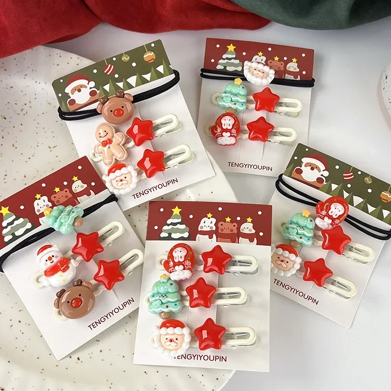 3pcs/set Christmas Hair Clips for Children Hair Accessories Christmas Hairpins Barrettes Festival Party Headwear Holiday Gifts
3pcs/set Christmas Hair Clips for Children Hair Accessories Christmas Hairpins Barrettes Festival Party Headwear Holiday Gifts