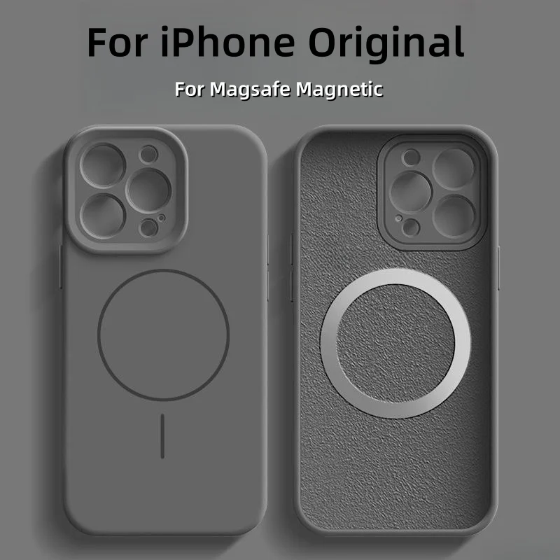 Original Liquid Silicone For Magsafe Magnetic Case For iPhone 15 14 12 16 13 Pro Max 16 Plus Wireless Charging Cover Accessories
Original Liquid Silicone For Magsafe Magnetic Case For iPhone 15 14 12 16 13 Pro Max 16 Plus Wireless Charging Cover Accessories