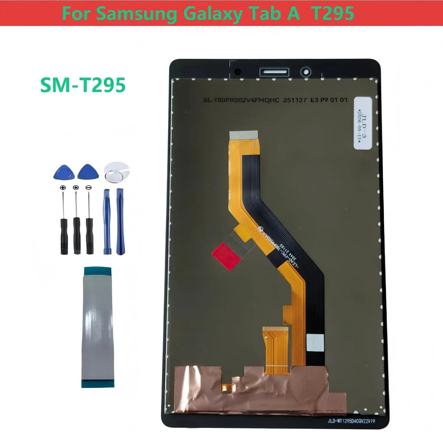 Оригинальный ЖК-дисплей для Samsung Galaxy Tab A SM-T295 T295, сенсорный экран, стекло, дигитайзер, комплект для ремонта
Оригинальный ЖК-дисплей для Samsung Galaxy Tab A SM-T295 T295, сенсорный экран, стекло, дигитайзер, комплект для ремонта